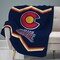 Sleep Squad Colorado Avalanche Reverse Retro 60” x 80” Raschel Plush Hockey Blanket